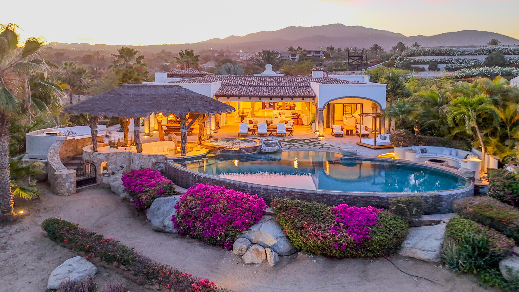 Cabo del Sol Cove Club Casa SerenaAn architectural marvel that seamlessly blends the wonder of the Baja with the beauty and serenity of the Mar de Cortez. Thoughtful sight lines frame beautiful vistas from every room making the home feel like you're living in a resort and private estate at the same time. Designed as a retreat for family and friends by one of the most recognized and renowned architects in Mexico, Jacinto Avalos, Casa Serena blends the attention to detail and fine Mexican craftsmanship appropriately honoring its iconic location. Maintained with an open check book and live in staff, this ocean front masterpiece is now ready for the next fortunate family to make memories and leave their own legacy at Casa Serena. for sale