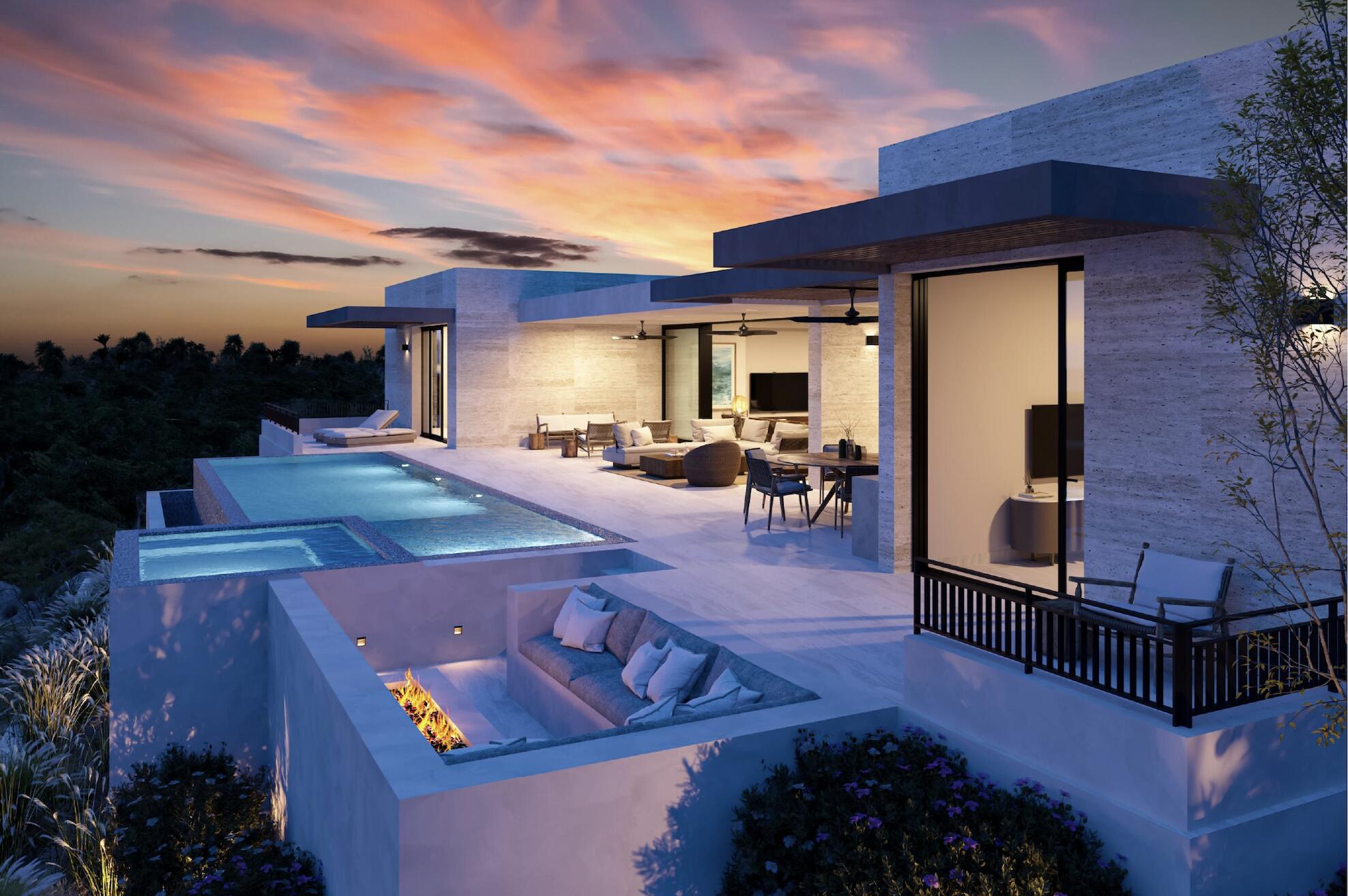 Cabo del Sol Las Colinas Welcome to Casa Van Brunt this 4 bedroom 4 1/2 bath home plus a den is located in Las Colinas in the private resort community of Cabo Del Sol. This residence is a two-story home sitting on nearly 12,000 square feet of land. The home is delivered fully furnished and overlooks the 12th hole of the Cove Club Golf Course. Enjoy it's outdoor living space with a large palapa and infinity-edge pool with for sale
