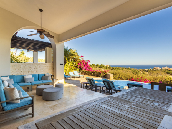 Cabo del Sol Brisas This fantastic villa is located in one of the most prestigious developments in Cabo, Cabo del Sol, Enjoy access to world-class amenities. This beautiful five-bedroom, five-and-one-half-bath custom home offers inviting indoor/outdoor living with beautiful, glistening Sea of Cortez and golf course – Park Hyatt Cabo del Sol, Cabo Corridor, BS